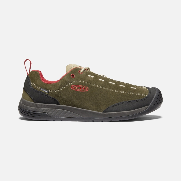 Keen Jasper II Waterproof Shoes - Men's Dark Olive Footwear